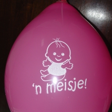 Ballon een meisje