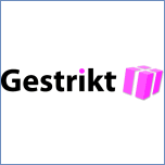 Gestrikt Cadeauwinkel logo