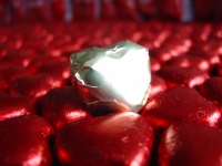 Gouden Hart Valentijnsdagactie Gratis Chocolade Cadeautjes